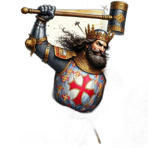 sword, crown, staff, weapon transparent PNG cut-out