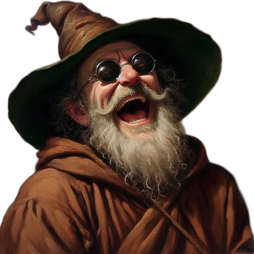 hat, staff, face, mask transparent PNG cut-out