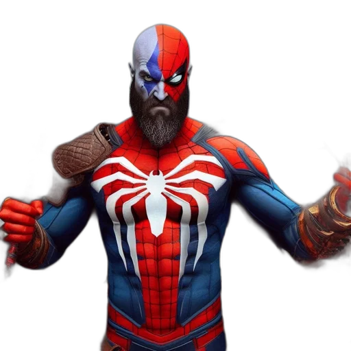 mask, concept art, comic book art, 3d render transparent PNG cut-out