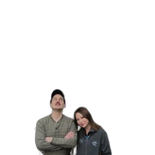 staff, jacket, hat, man transparent PNG cut-out