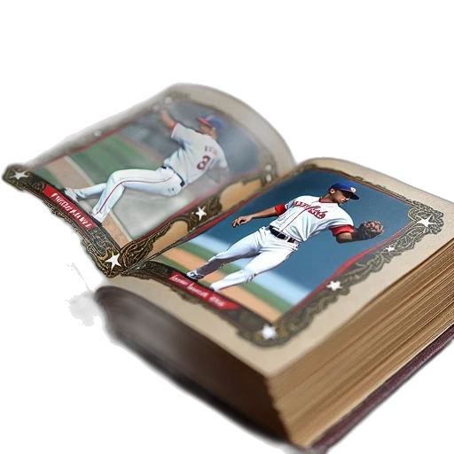 book, sports, cards, pictures transparent PNG cut-out