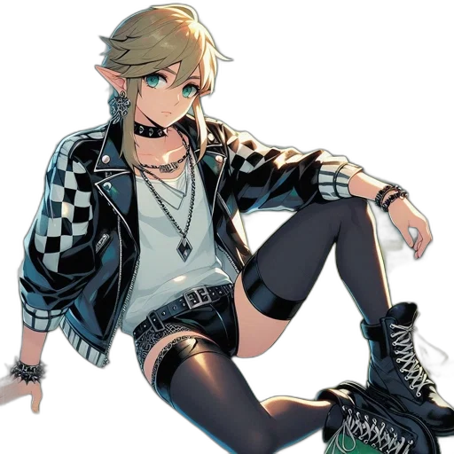 jacket, weapon, shoes, jewelry transparent PNG cut-out