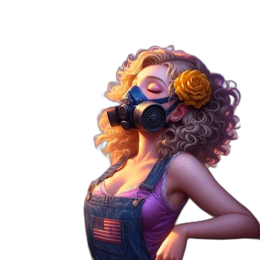 mask, face, weapon, dress transparent PNG cut-out