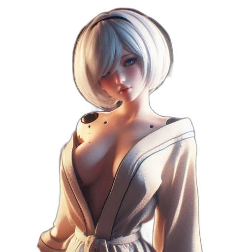 dress, staff, robot, jacket transparent PNG cut-out
