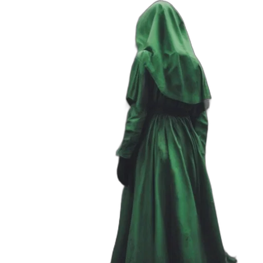 dress, staff, jacket, mask transparent PNG cut-out