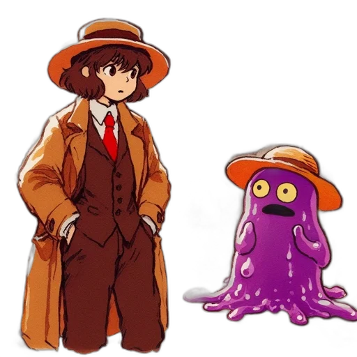 creature, hat, animal, jacket transparent PNG cut-out