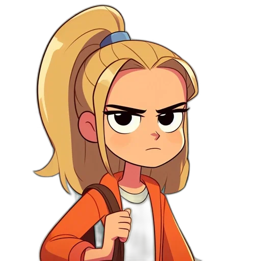 staff, jacket, hair, face transparent PNG cut-out