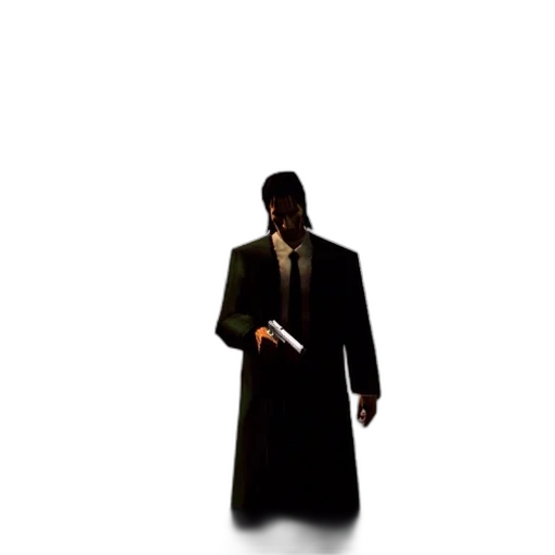 staff, jacket, mask, weapon transparent PNG cut-out