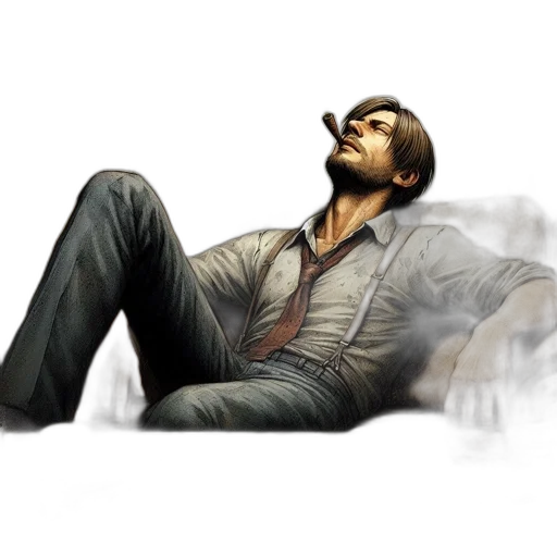 jacket, photorealistic, concept art, comic book art transparent PNG cut-out