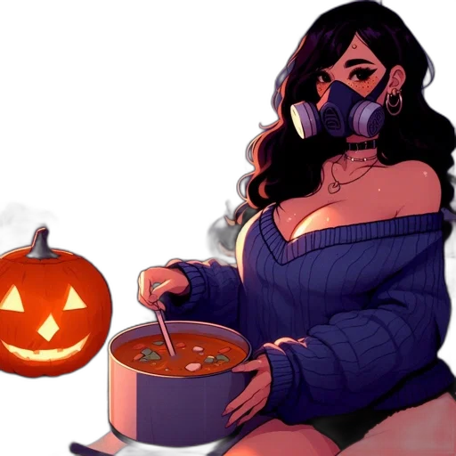 food, dress, concept art, pixel art transparent PNG cut-out