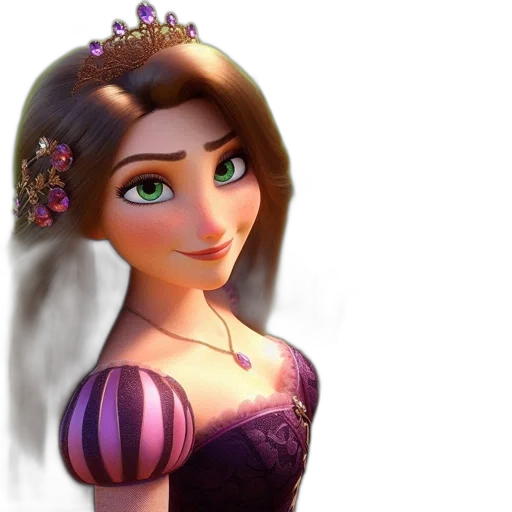 dress, crown, jewelry, face transparent PNG cut-out