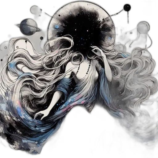 hair, mask, concept art, fantasy art transparent PNG cut-out