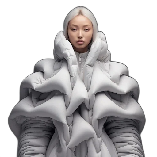 jacket, dragon, dress, creature transparent PNG cut-out