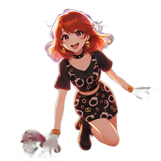 dress, jewelry, creature, weapon transparent PNG cut-out