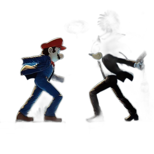 mask, robot, hat, staff transparent PNG cut-out