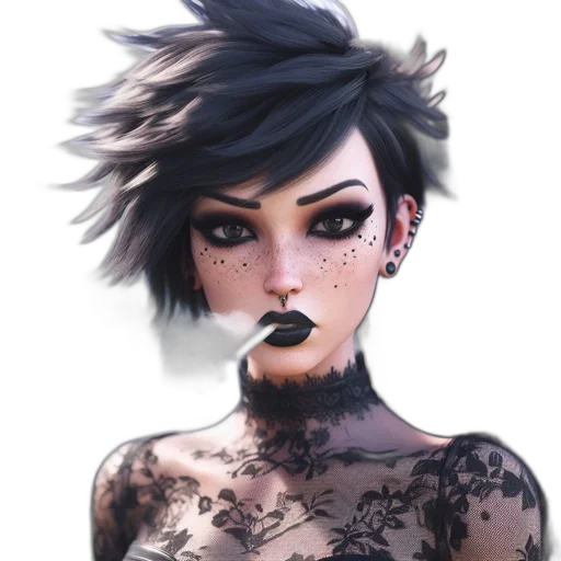 face, mask, staff, jewelry transparent PNG cut-out