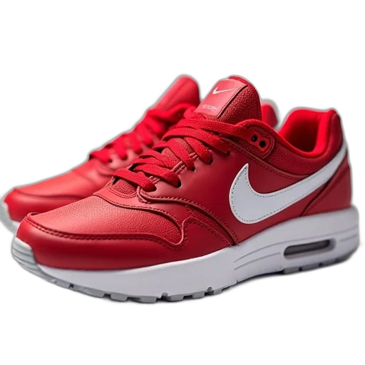 shoes, red, close-up, view transparent PNG cut-out
