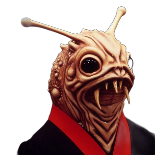 mask, staff, face, creature transparent PNG cut-out