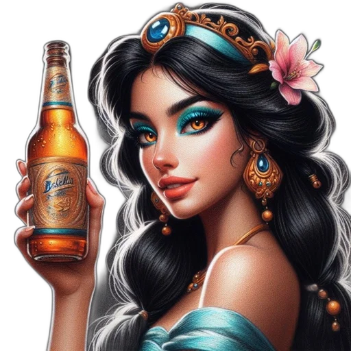 fantasy art, photorealistic, oil painting, concept art transparent PNG cut-out