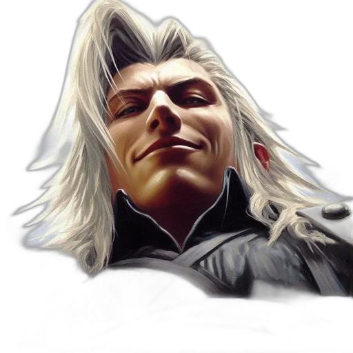 face, hair, jacket, mask transparent PNG cut-out