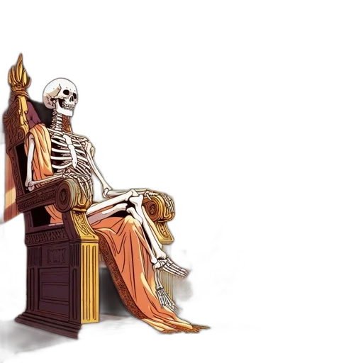 furniture, crown, concept art, 3d render transparent PNG cut-out