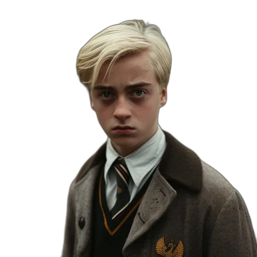 jacket, face, hair, creature transparent PNG cut-out
