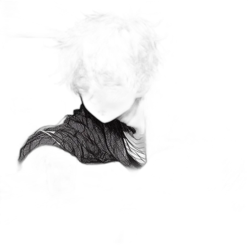 mask, hair, face, dragon transparent PNG cut-out