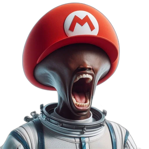 face, mask, robot, creature transparent PNG cut-out