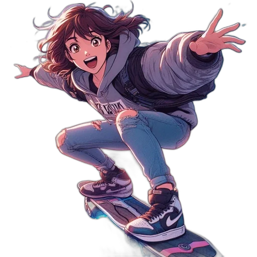 jacket, shoes, creature, weapon transparent PNG cut-out