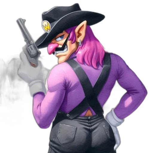 staff, weapon, hat, mask transparent PNG cut-out