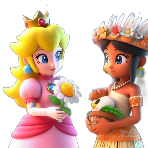 crown, dress, 3d render, concept art transparent PNG cut-out