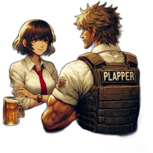 jacket, weapon, staff, food transparent PNG cut-out