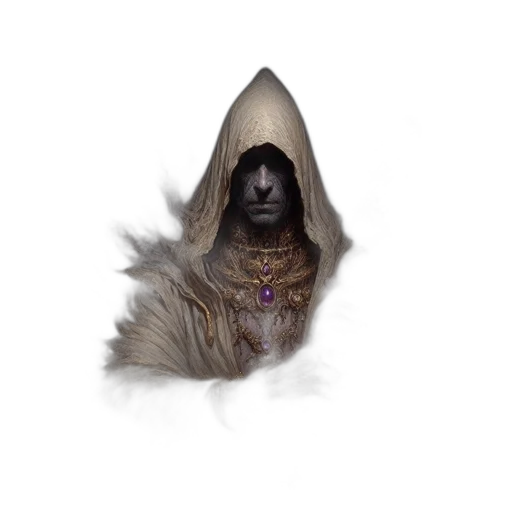 mask, creature, staff, face transparent PNG cut-out