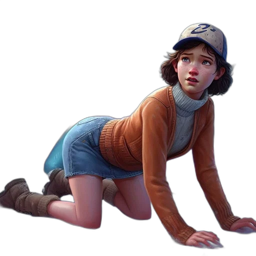 hat, creature, jacket, dress transparent PNG cut-out