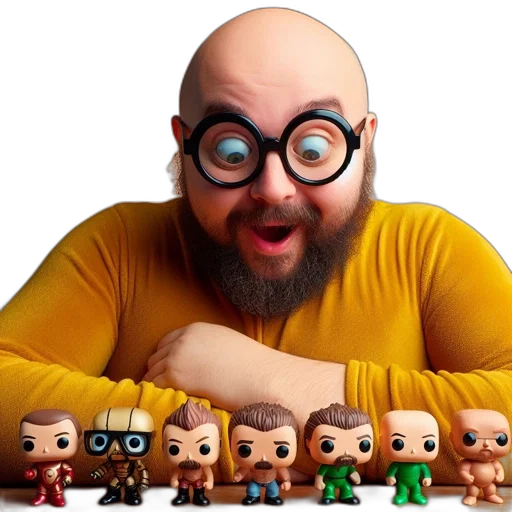 staff, concept art, cartoon, 3d render transparent PNG cut-out