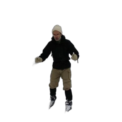 jacket, staff, shoes, creature transparent PNG cut-out