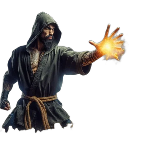 staff, weapon, jacket, mask transparent PNG cut-out