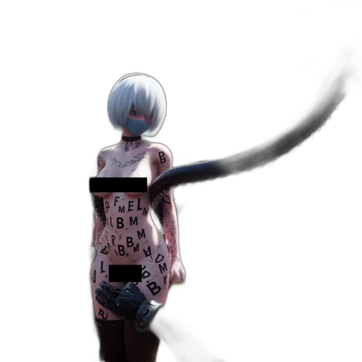 robot, dress, weapon, creature transparent PNG cut-out