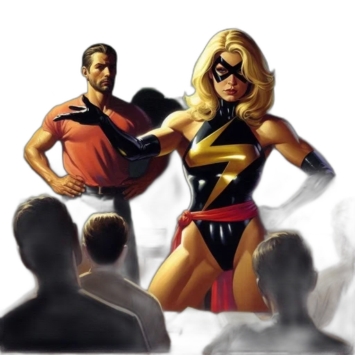 comic book art, concept art, fantasy art, cartoon transparent PNG cut-out