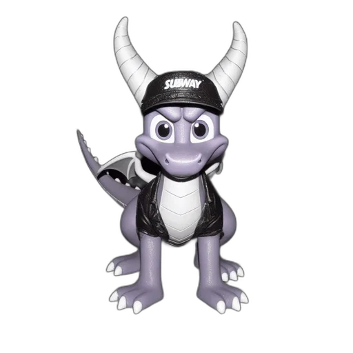 dragon, creature, animal, staff transparent PNG cut-out
