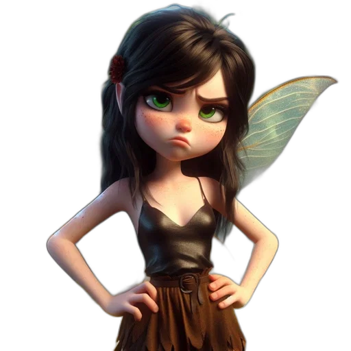 staff, dress, creature, animal transparent PNG cut-out
