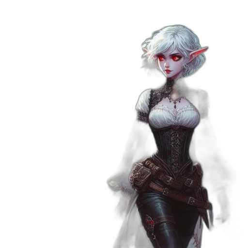 dress, fantasy art, concept art, pixel art transparent PNG cut-out