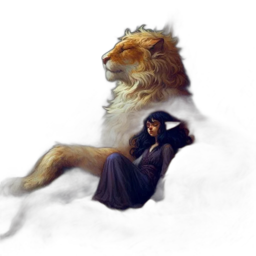 animal, crown, creature, staff transparent PNG cut-out