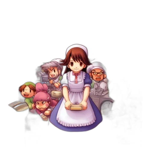 dress, staff, food, weapon transparent PNG cut-out
