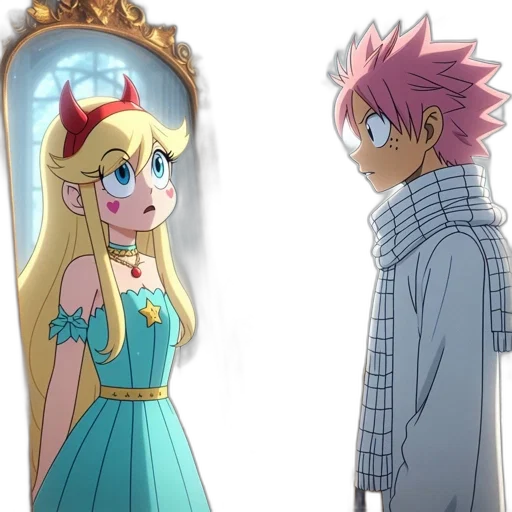 crown, dress, anime, concept art transparent PNG cut-out