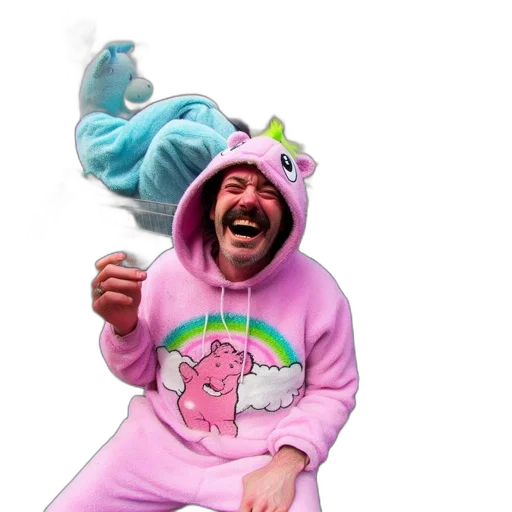 creature, animal, hat, staff transparent PNG cut-out