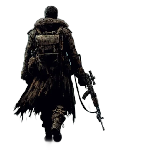 weapon, jacket, concept art, pixel art transparent PNG cut-out