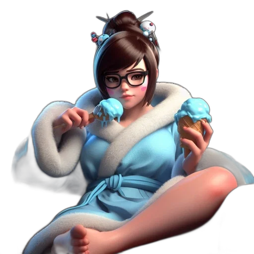 staff, food, concept art, 3d render transparent PNG cut-out