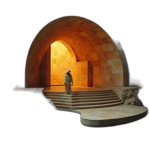umbrella, building, hat, staff transparent PNG cut-out