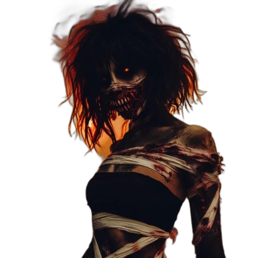 mask, creature, face, dress transparent PNG cut-out